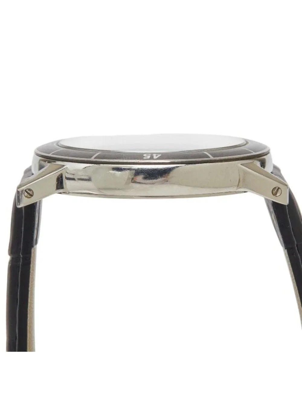 Cartier Ronde Croisiere de Watch Gray Silver Black Stainless Steel